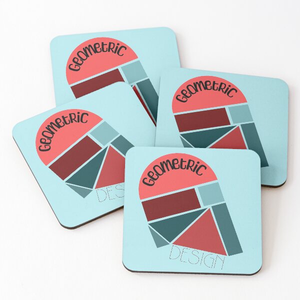 Item preview, Abstract Geometric red blue design designed and sold by Une Affaire de Filles.