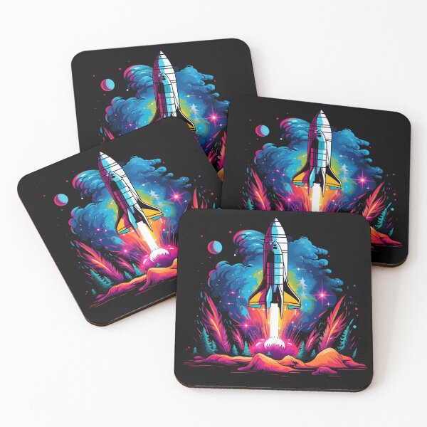 Item preview, Psychedelic Rocket: Cosmic Journey designed and sold by PsyCloth.