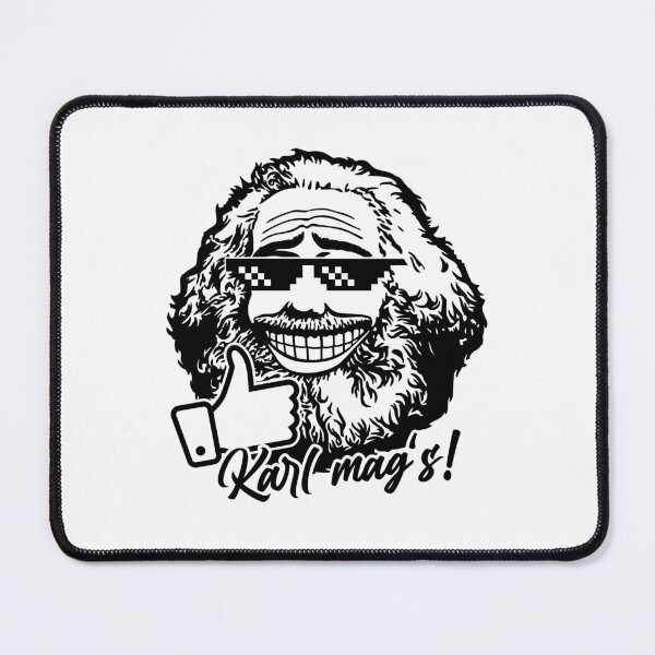 Item preview, Karl Marx likes it (monochrome) designed and sold by VEB Ostladen.