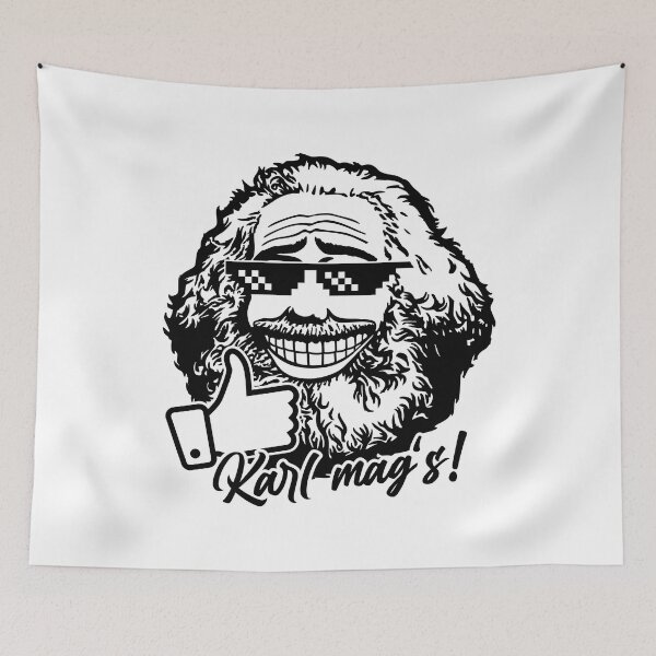 Item preview, Karl Marx likes it (monochrome) designed and sold by VEB Ostladen.