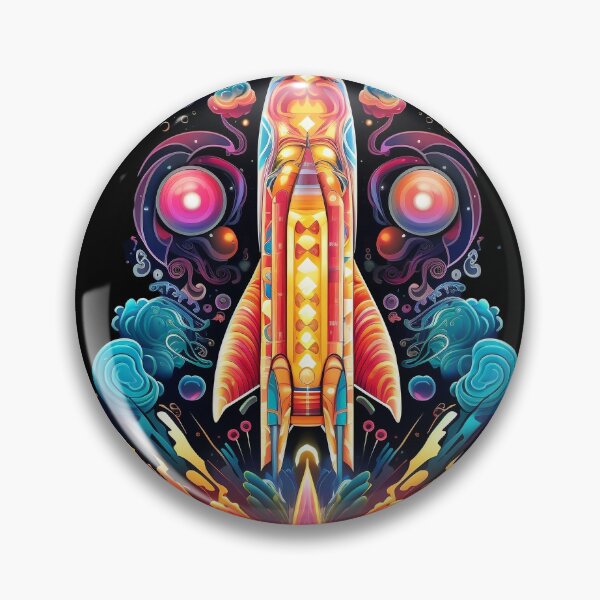 Item preview, Psychedelic Skyrocket: Celestial Ascension designed and sold by PsyCloth.