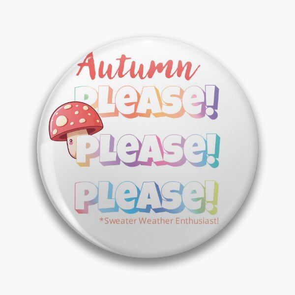 Item preview, Kawaii Autumn Please Suéter Entusiasta del clima Linda Amanita designed and sold by VermintStudio.
