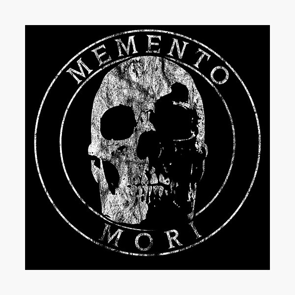 Artikel-Vorschau von Memento Mori Weiß, designt und verkauft von The Fonsecastein Shop.
