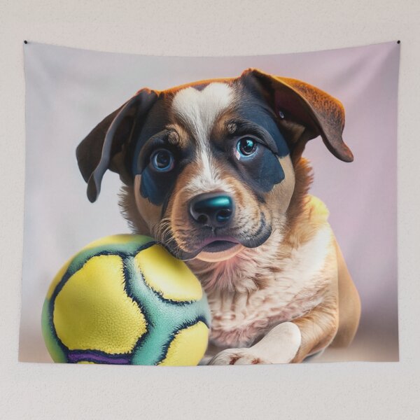 Item preview, dog with ball  designed and sold by bhanu03.