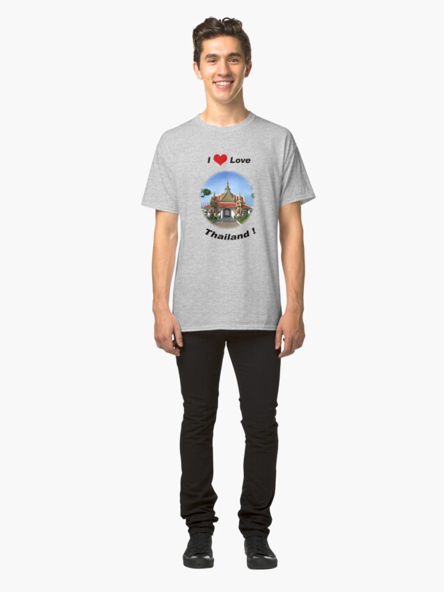 Alternate view of I Love Thailand! Classic T-Shirt