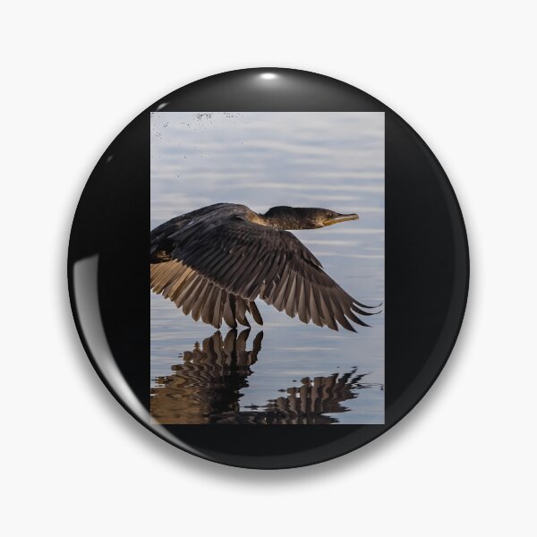 Item preview, Cormorant in Flight over Water Canvas Print 	 designed and sold by lcwvnloh55.