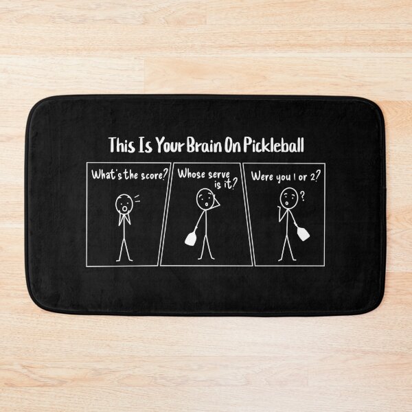 Item preview, This Is Your Brain on Pickleball Funny Player  designed and sold by The Junto Shop.