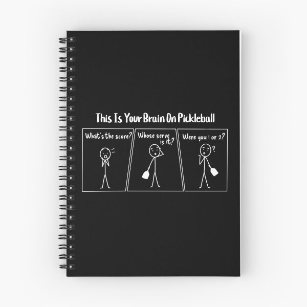 Item preview, This Is Your Brain on Pickleball Funny Player  designed and sold by The Junto Shop.