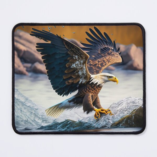 Item preview, eagle hunting fish designed and sold by bhanu03.