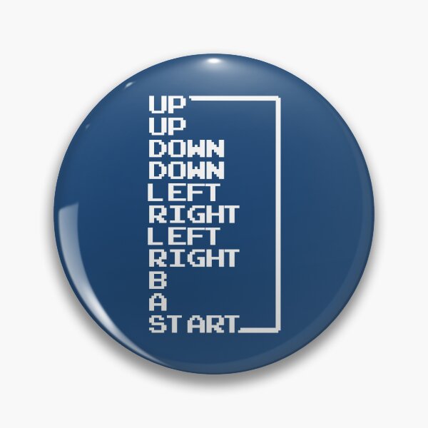 Item preview, Retro Gaming Classic: Konami Code in 8-Bit Text designed and sold by hadleyfoo.