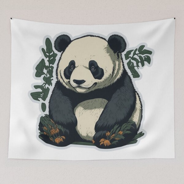 Item preview, cute little panda designed and sold by HAMDY-art.