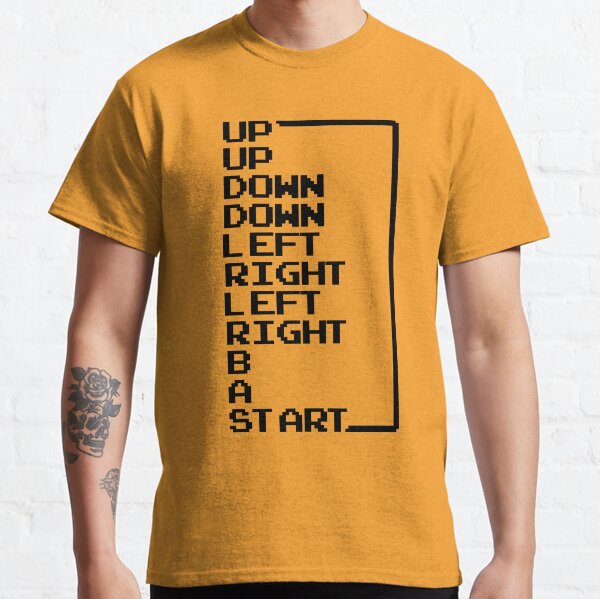 Item preview, Vintage Gaming Style: Konami Code in 8-Bit Lettering designed and sold by hadleyfoo.