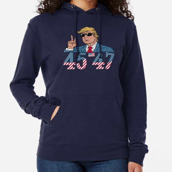 New Arrivals Donald Trump Sublimation Hoodie - Bluefink