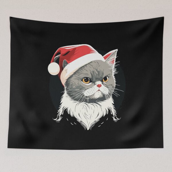 Artikelvorschau, Cute Ugly Christmas Cat Gift Funny Cat Christmas entworfen und verkauft von KsuAnn.