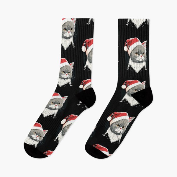 Artikelvorschau, Cute Ugly Christmas Cat Gift Funny Cat Christmas entworfen und verkauft von KsuAnn.
