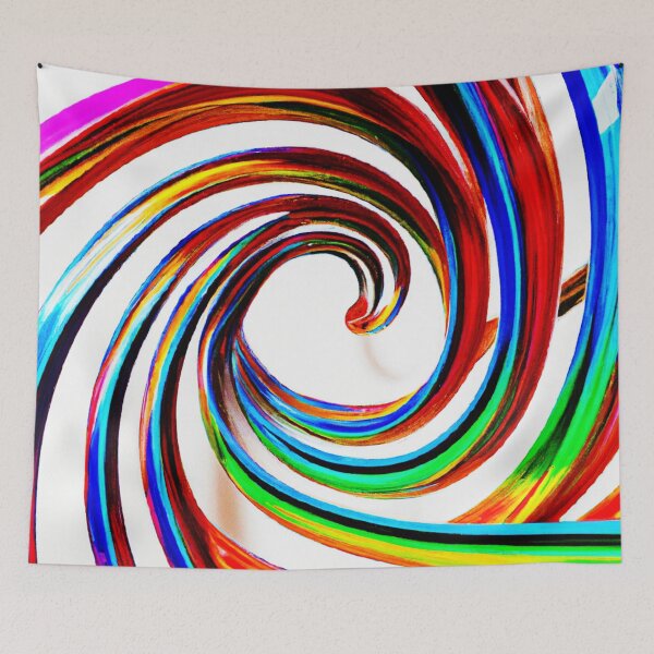 Item preview, Colorful Twisting Vortex designed and sold by Health And Fitness Posts e-Store.