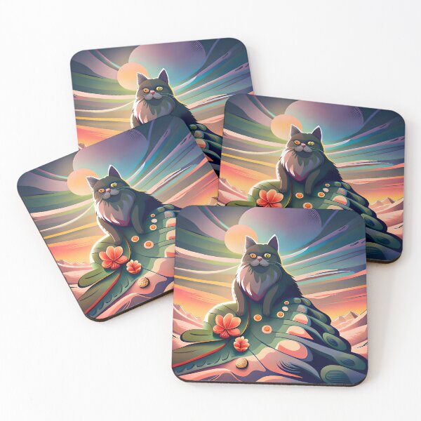 Item preview, Acid Kitty Melting Clouds  designed and sold by wojysmokes.