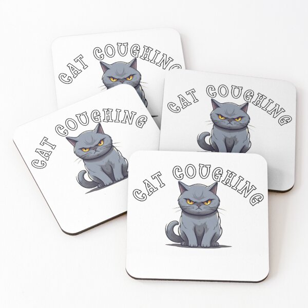 Item preview, CAT COUGHING designed and sold by Tee Studio.