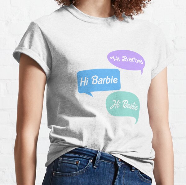  Barbie The Movie - Hi Allan Premium T-Shirt : Clothing, Shoes &  Jewelry