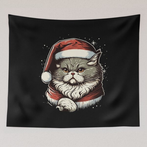Artikelvorschau, Cute Ugly Christmas Cat Gift Funny Cat Christmas entworfen und verkauft von KsuAnn.