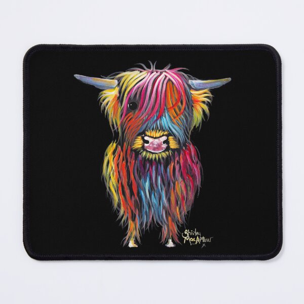 Item preview, Scottish Hairy Highland Cow ' BRAVE ONe ' by Shirley MacArthur designed and sold by Shirley MacArthur Art.
