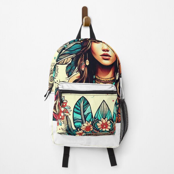 Item preview, bohemian spirit ancestral native woman designed and sold by diego armando moreno perez.