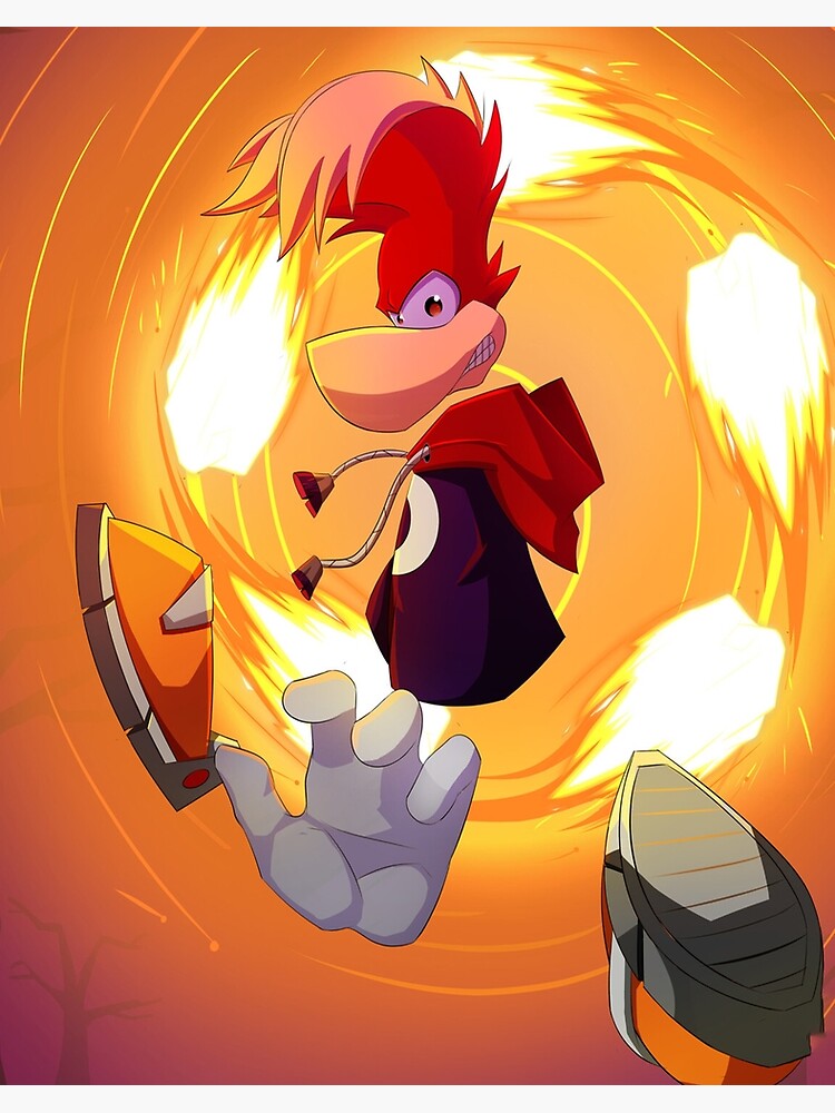 Official concept art of the video game rayman 4