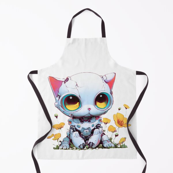 Item preview, Robo-Cat With Buttercups! designed and sold by kukamatsu.