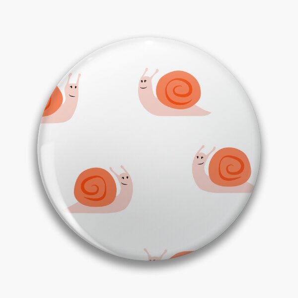 Item preview, cute snails - pink and orange designed and sold by littlearrow.