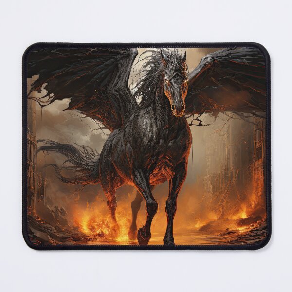 Item preview, S3-002 Mythical Creatures Series: Black Pegasus designed and sold by Apainterio.
