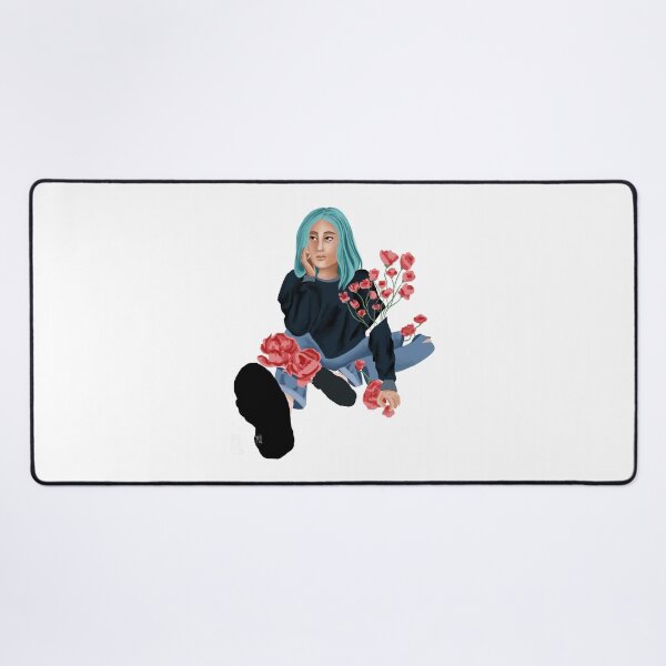 Item preview, Serene Girl with Floral Arms and Legs designed and sold by msro1.