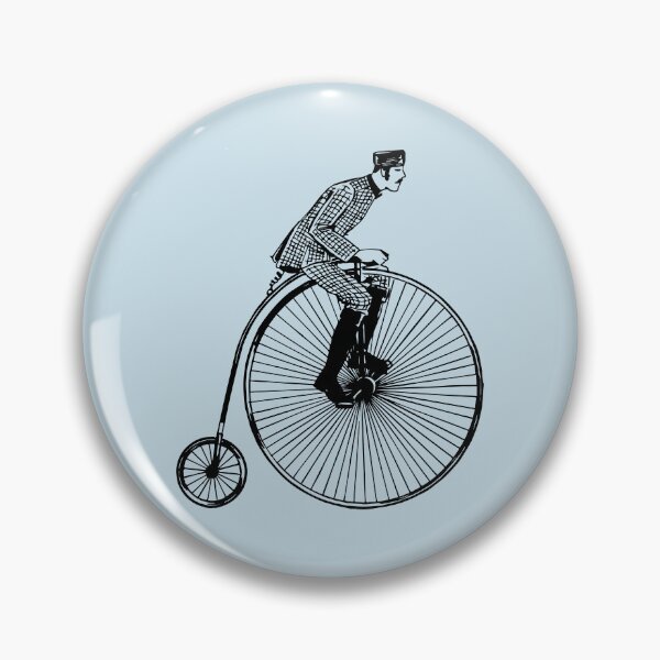 Item preview, Vintage Penny Farthing Cyclist Sketch designed and sold by hadleyfoo.
