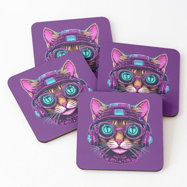 Item preview, Neon Punk Cat designed and sold by IrinaVIS.