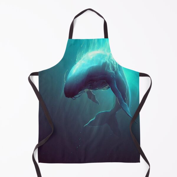 Item preview, Humpback whale in deep ocean  designed and sold by TomFrontierArt.