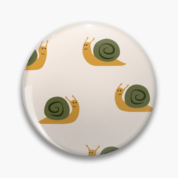 Item preview, cute snails - gold and green on cream designed and sold by littlearrow.