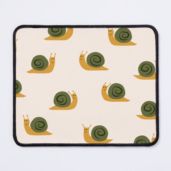 Item preview, cute snails - gold and green on cream designed and sold by littlearrow.