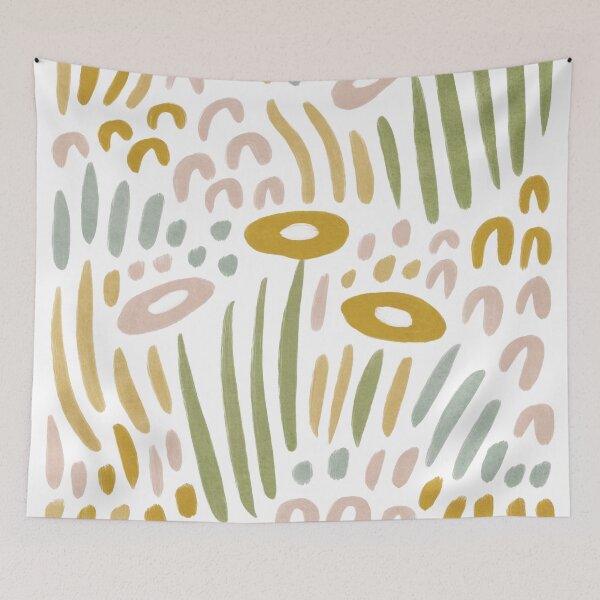 Item preview, Soft abstract floral shapes pattern 03 designed and sold by Miss-Belle.