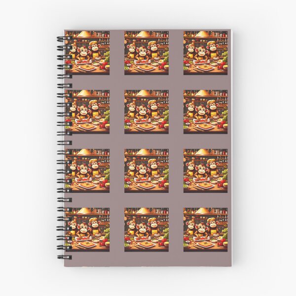 Item preview, monkey cooks chef animal cooking food designed and sold by diego armando moreno perez.