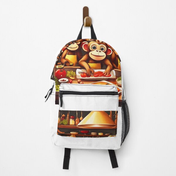 Item preview, monkey cooks chef animal cooking food designed and sold by diego armando moreno perez.