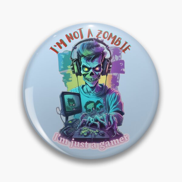 Item preview, Zombie gamer designed and sold by AyrDigitalArt.