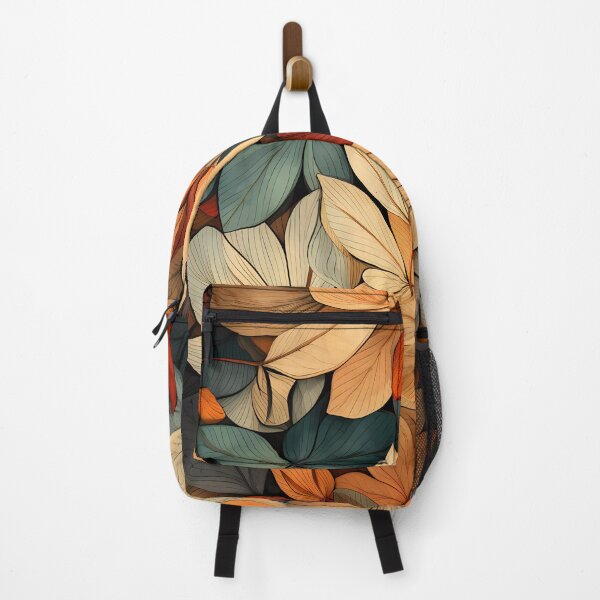 Item preview, Otoño - Patrón vegetal hecho de hojas. designed and sold by the99thstudio.