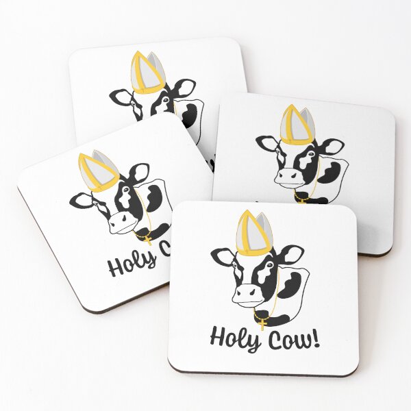 Item preview, Holy Cow! Cute and Funny Cartoon Cow Illustration designed and sold by PMCreative.