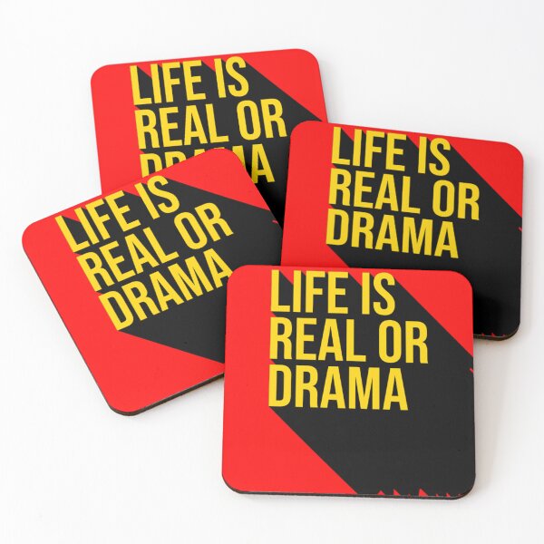 Item preview, life is real or drama designed and sold by bhanu03.