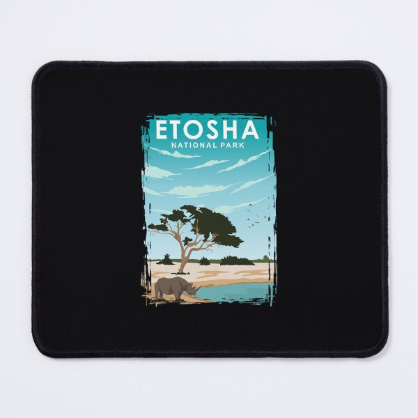Item preview, Etosha National Park Travel Art Print designed and sold by whrkdygez74.