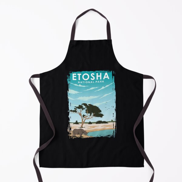 Item preview, Etosha National Park Travel Art Print designed and sold by whrkdygez74.