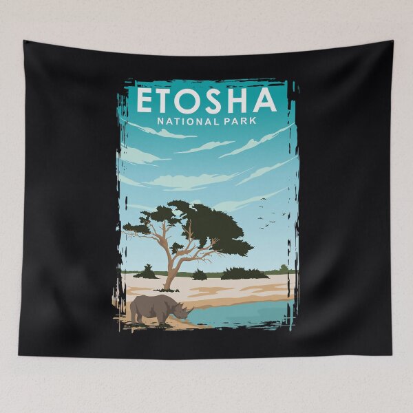Item preview, Etosha National Park Travel 	 Art Print 	 	 designed and sold by whrkdygez74.