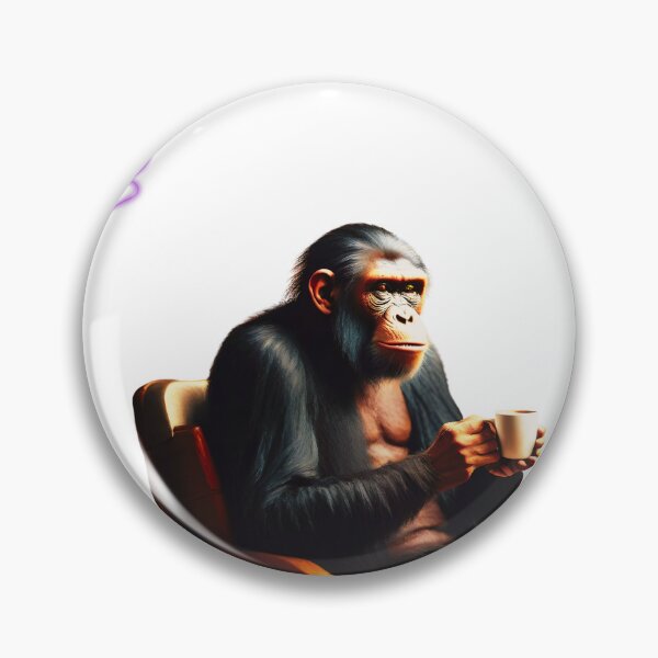 Item preview, monkey drinks coffee to wake up designed and sold by diego armando moreno perez.