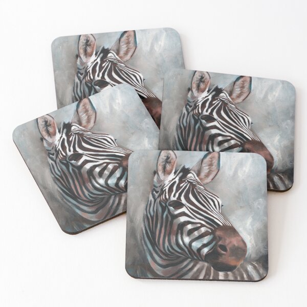 Item preview, Zebra portrait designed and sold by ABelloArt.