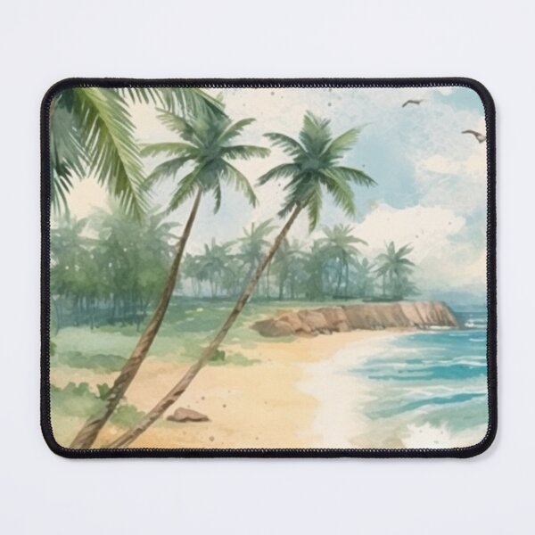 Item preview, Free Brushwork Art: Watercolor Seascape with Birds designed and sold by Brand Uno Studio.