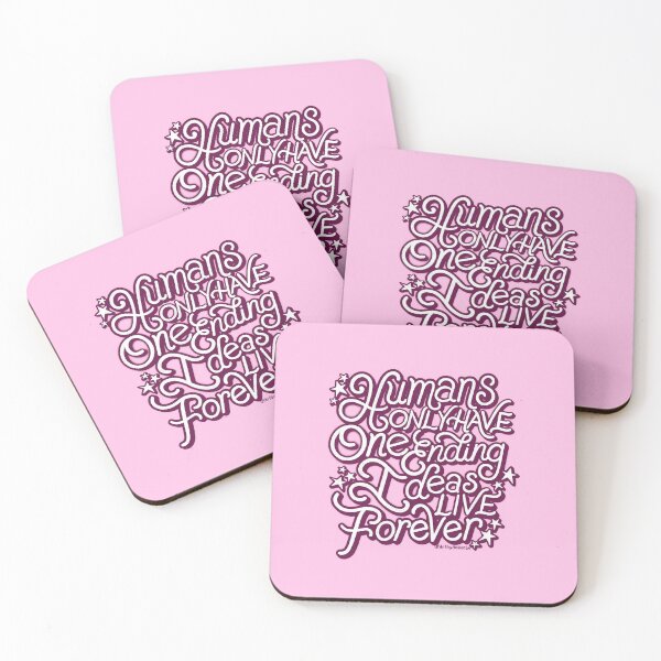 Item preview, Humans Only Have One Ending Ideas Live Forever Barbeheimer Quote Movie Sad Girlhood Greta Gerwig Little Women Lady Bird Feminism Feminist Existential Inspirational Creative  designed and sold by Amber  Liu.
